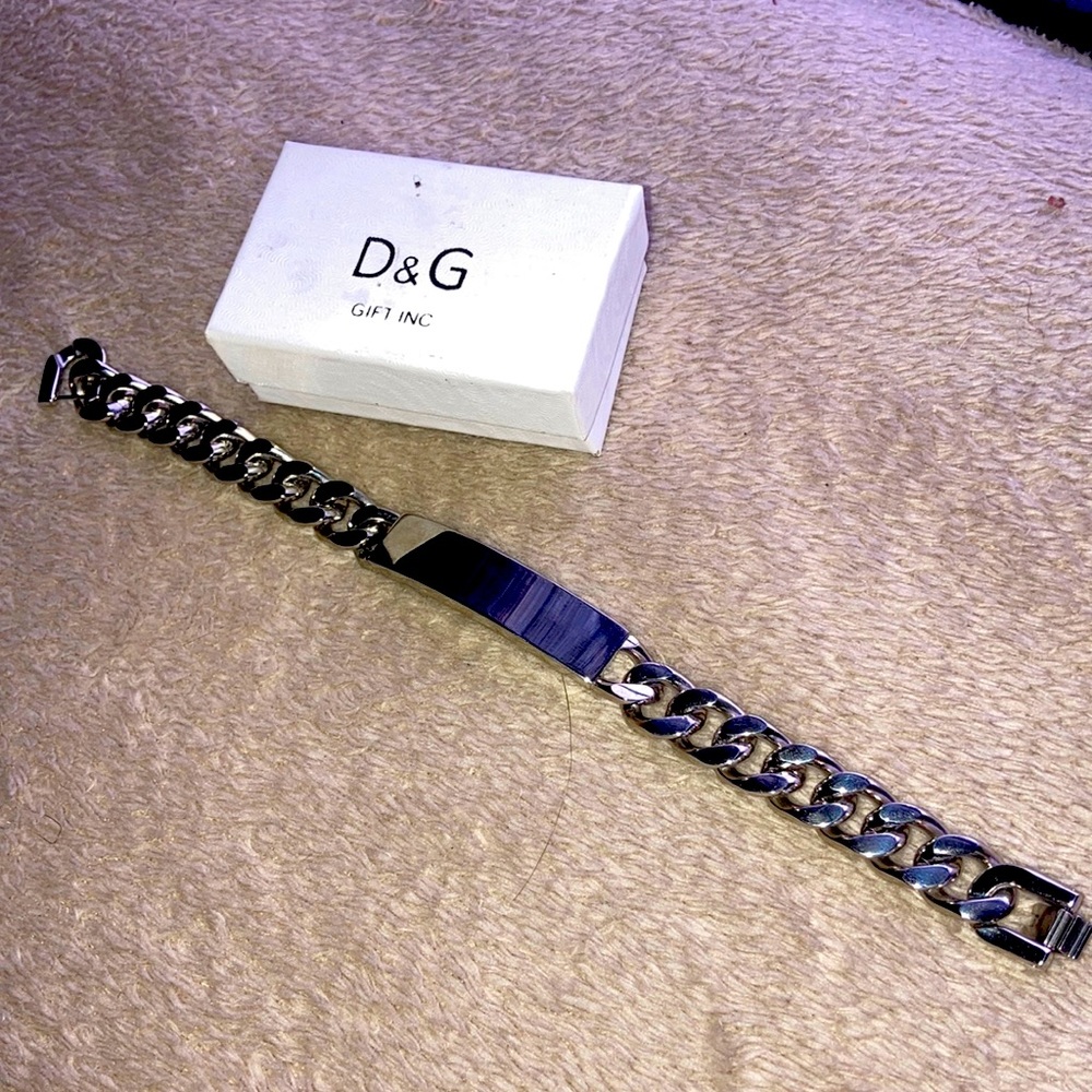 D & G silver Braclet